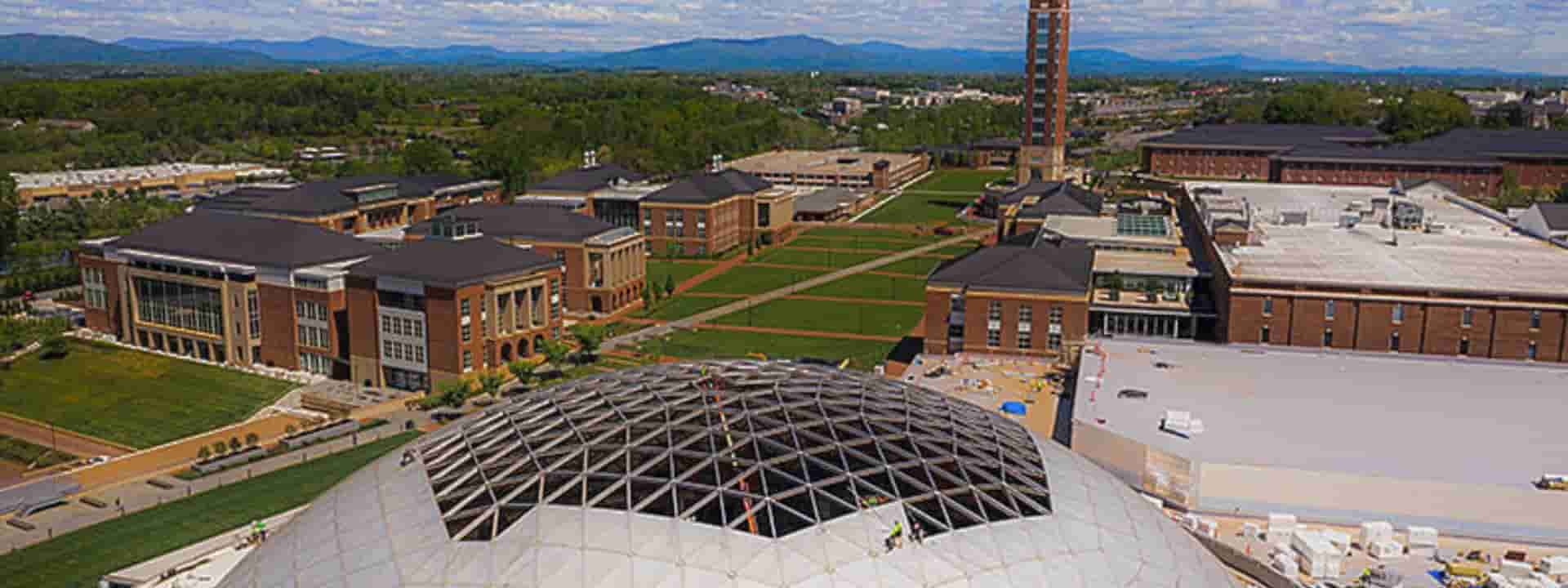 Liberty University Geodesic Dome Demolition
